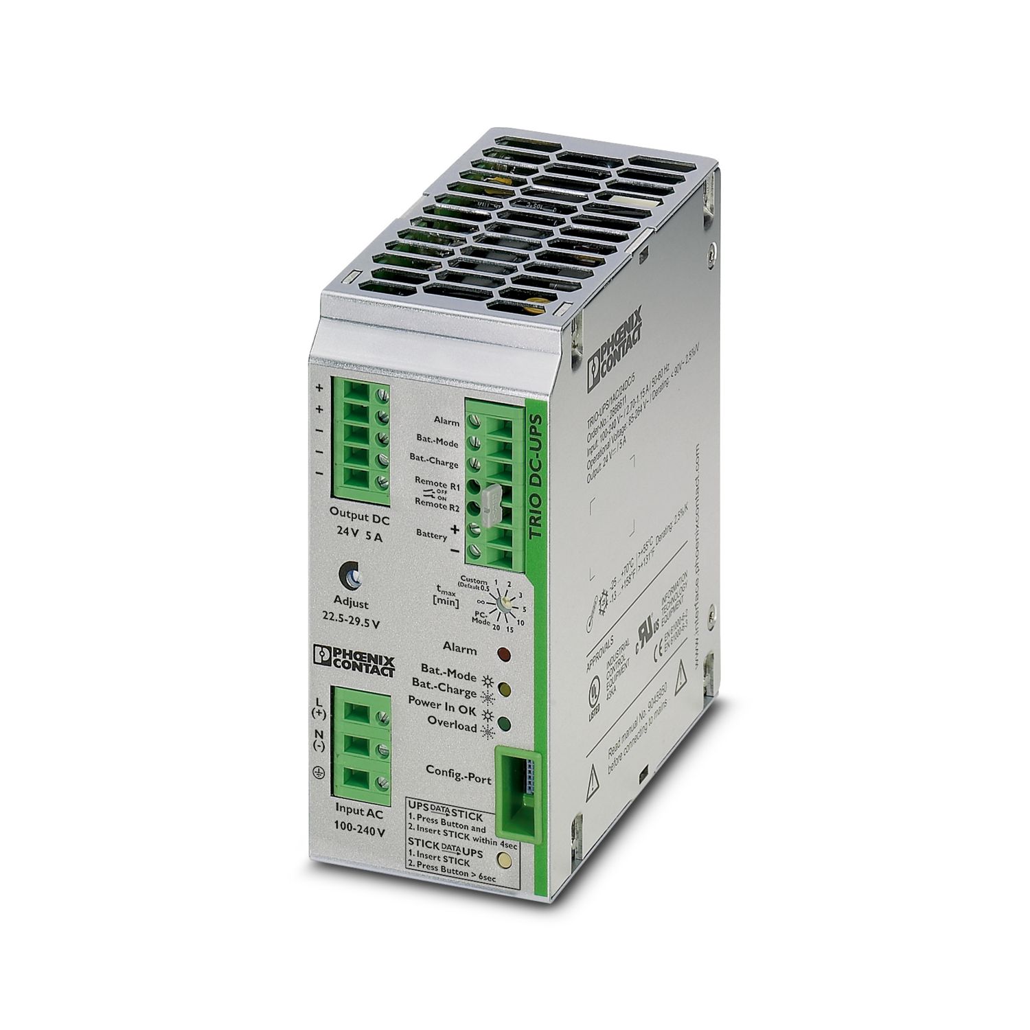 00109717_full_b1500 فونیکس کنتاکت مدل TRIO-UPS/1AC/24DC/5